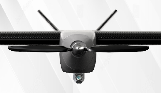The xRAI smart plane collapsed into a compact, backpack-sized form